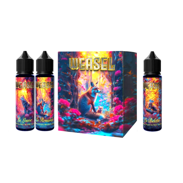 COFFRET WEASEL 3 Liquides Le Livre de la Forêt